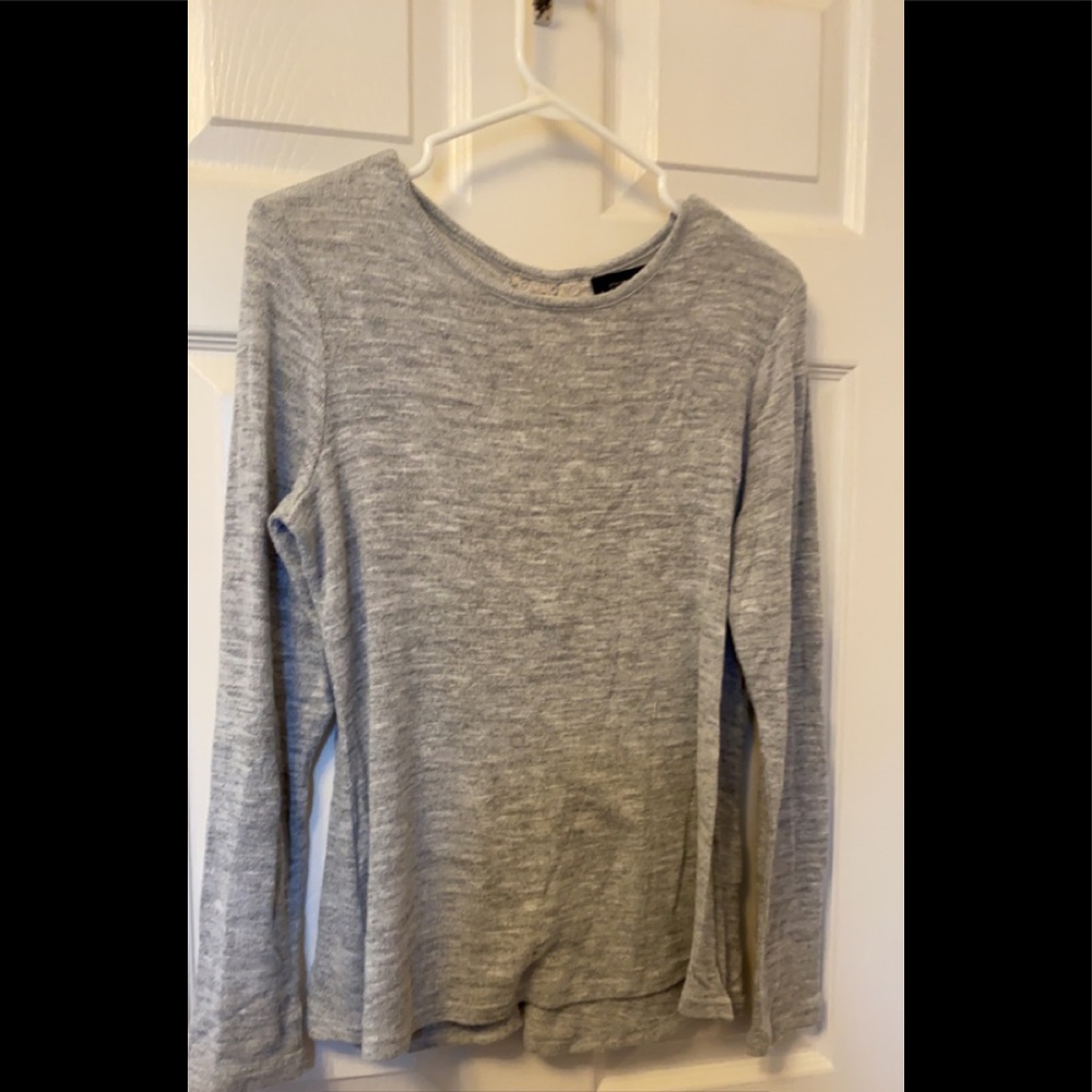 Lace Back Sweater